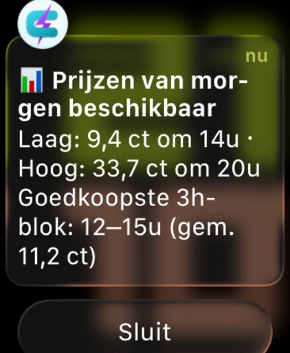 Apple Watch: melding met de prijzen voor morgen